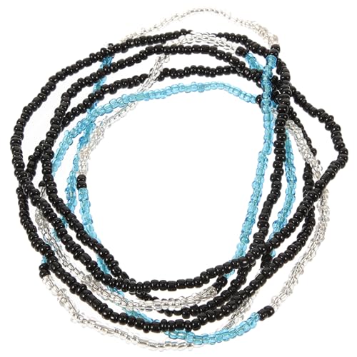 minkissy 2stücke Strand-taillenkette Für Frauen Bikini-kette Taillenperlenkette Taillendekor Kette Aus Hochwertigem Material von minkissy