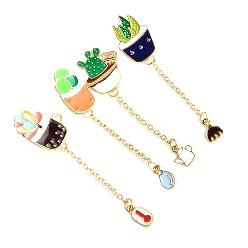 minkissy 4stücke Kaktusbrosche Aus Hochwertiger Legierung Stilvoller Modeschmuck Für Frauen Und Mädchen Als Bankettbrosche Oder Broschennadel Für Kleidung Und Accessoires von minkissy