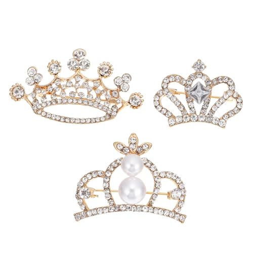 minkissy 1 Satz Teiliges Glänzende Strass Brosche Mit Design Für Damen Anstecknadel Für Kleidung Taschen Und Schals Elegantes Accessoire Kunstperlen Und Strass 3 Stück minkissy 1 Satz Teiliges Glänzende Strass Brosche Mit Design Für Damen Anstecknadel Für Kleidung Taschen Und Schals Elegantes Accessoire Kunstperlen Und Strass 3 Stück von minkissy