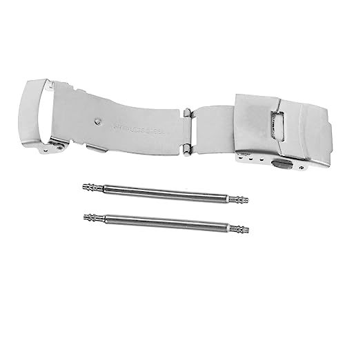 minkissy 1 Satz Uhrenbandverschluss mit Federstiften Robuster Verstellbarer Uhrenverschluss für Armbänder Langlebig und Installieren für Herren und Damen Geeignet von minkissy