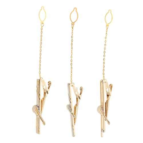 minkissy 1 Satz Violin und Gitarrenform Stilvolle Krawattenklammer für Männer für Hochzeiten und Partys Robustem Gefertigt von minkissy