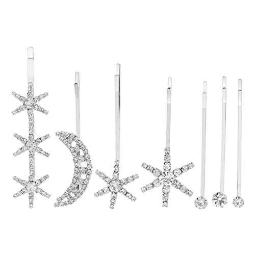 minkissy Haarspangen Mit Strasssteinen Für Mädchen Strass Haarspangen Barrettes Für Kurzes Und Langes Haar Haarzubehör Mit Strass von minkissy