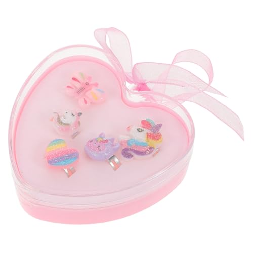 minkissy 1 Schachtel Einhorn Ringe für Mädchen Teiliges Set aus Verstellbarem für Rollenspiele Kindergeburtstag für Kleine Schmuckliebhaber minkissy 1 Schachtel Einhorn Ringe für Mädchen Teiliges Set aus Verstellbarem für Rollenspiele Kindergeburtstag für Kleine Schmuckliebhaber von minkissy