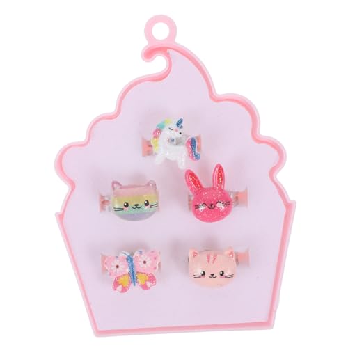 minkissy 1 Schachtel Verstellbare Ringe aus Kunststoff Bunte Mädchen Schmuck für Rollenspiele und Verkleidung Sichere Langlebige Kinderschmuckstücke Niedliche Designs als für Kleinkinder von minkissy