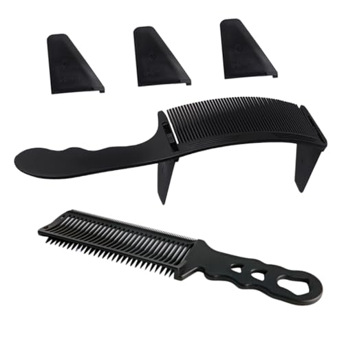 minkissy 1 Set Haarkamm Set Kämme Herren Anzüge Gebogener Kamm für Männer Barber Haarkamm für Männer Bartkamm Barber Haar Stylist Kamm für Männer Herren Styling Kamm Man Arc Kunststoff Handwerk Kamm von minkissy