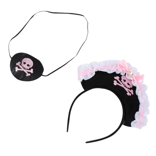minkissy 1 Set Piraten Haarband Mit Perlen Bowknot Und Augenmaske Party Accessoire Für Perfekt Für Piraten Geburtstagsfeiern Und Fotografie Requisiten Pink minkissy 1 Set Piraten Haarband Mit Perlen Bowknot Und Augenmaske Party Accessoire Für Perfekt Für Piraten Geburtstagsfeiern Und Fotografie Requisiten Pink von minkissy