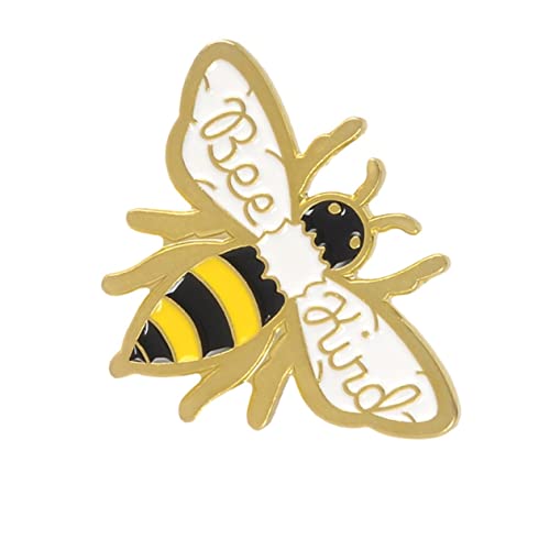 minkissy Bienenbrosche Kreative Brustnadel Umweltfreundlicher Legierung für Frauen Schmuck Corsage in Gelb für Kleider und Accessoires von minkissy
