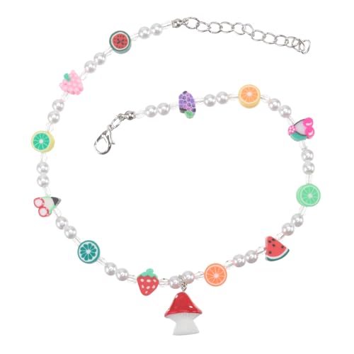 minkissy 1 Stück Boho-Halskette handgefertigte Perlenkette Strand Halskette böhmischer Partyschmuck Schmuck Choker im böhmischen Stil Plastik Colorful von minkissy