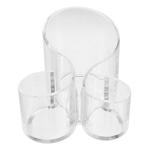 minkissy 1stück Transparentes Kosmetik Aufbewahrungssystem Für Makeup Pinsel Und Lippenstift Fach Organizer Für Schreibtisch Und Badezimmer Für Makeup- von minkissy