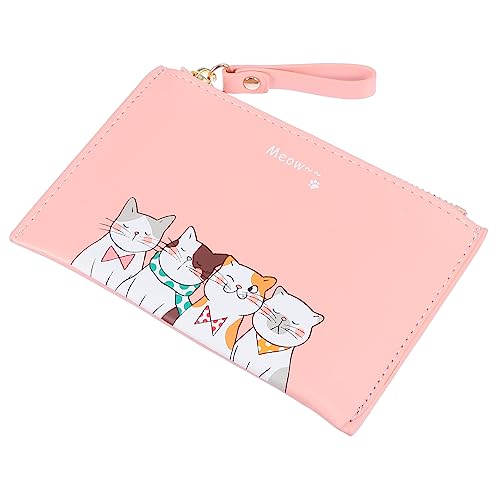 minkissy 1stück Cartoon Lovely Wallet Für Münzen Und Karten Separater Fach Niedliches Design Für Kleine Änderungen Leicht Und Praktisch Pu-Material von minkissy