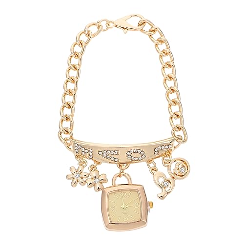 minkissy 1 Stück Damen Armbanduhr mit Glänzendem Diamantarmband Casual Handgelenk Uhr Robustem für Schmuckliebhaberinnen von minkissy