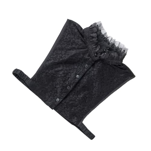 minkissy 1 Stück Falscher Kragen Bluse Damen Gefälschter Halskragen Spitzenkragen Damen Weiße Bluse Choker Abnehmbar Für Damen Kleidung Zubehör Halber Hemdkragen Stehkragen Chiffon Schwarz minkissy 1 Stück Falscher Kragen Bluse Damen Gefälschter Halskragen Spitzenkragen Damen Weiße Bluse Choker Abnehmbar Für Damen Kleidung Zubehör Halber Hemdkragen Stehkragen Chiffon Schwarz von minkissy