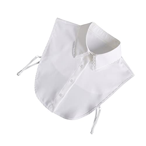 minkissy 1 Stück Falscher Kragen Damen Blusenkragen Chiffon Weißes Lace Fake Collar für Frauen Vielseitiges Accessoire für minkissy 1 Stück Falscher Kragen Damen Blusenkragen Chiffon Weißes Lace Fake Collar für Frauen Vielseitiges Accessoire für von minkissy