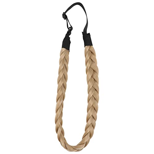 minkissy Handgewebtes Geflochtenes Haarband Stylisches Zweisträngiges Stirnband Leichtes Haaraccessoire von minkissy