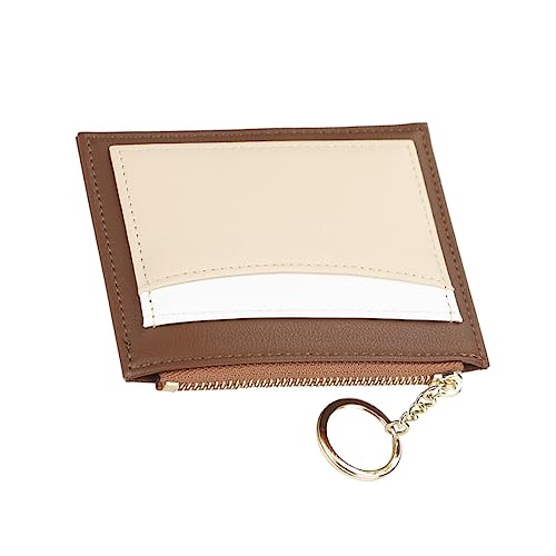 minkissy 1 Stück Geldbörse mit Mehreren Karten Reißverschluss Brieftasche Splice-Geldbörse Geldbörse für Frauen Geldbörse mit Reißverschluss für Damen von minkissy