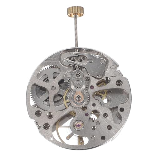 minkissy 1 Stück Hohle Bewegung Japan-Bewegung Teil Uhren für Männer Uhrwerk Mechanismus Armbanduhr Herren Ersatzbewegung automatische Bewegung Automatikuhren Kupfer Khaki von minkissy