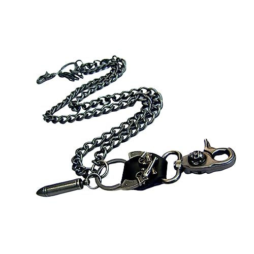 minkissy 1 Stück Kette für Jeans Metallhalskette im Punk Stil für und Mädchen Modisches Accessoire für Hosen Robuste Geldbörse Kette für Schlüssel und Zubehör von minkissy