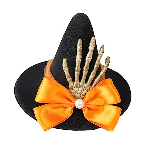 minkissy 1stk Klaue Hexenhut Zubehör Für Böse Hexen Mini-zylinder-haarspange Hexenhut Zubehör Mädchen-stirnband Klauen-kopfbedeckung Fräulein Leistungsrequisiten Halloween Gezogenes Tuch von minkissy