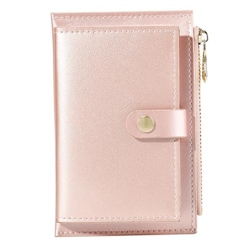 minkissy 1 Stück Kreatives Kartenetui Damen PU Reißverschluss Münzbeutel Vielseitige Geldbörse mit Vielen Fächern für Karten Münzen Besondere Anlässe Kompakt Langlebig von minkissy