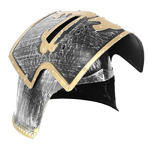 minkissy 1 Stück Krieger Helm Hut Soldatenhut Faschingsparty Helm Helmmütze Kriegshelm Kreative Hutverzierung Party-requisite Kostümhut Cosplay-kappe Urlaubsparty-helm Pvc-kunststoff von minkissy