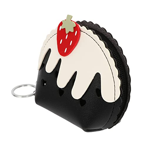 minkissy Erdbeere Geldbörse Kleine Portemonnaie Schlüsselanhänger Tasche Mädchen Wechseltasche Münztasche Für Reisen Partys Shopping von minkissy