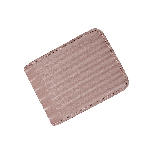 minkissy 1stück Damen Mini Lippenstift Täschchen Mit Spiegel Tragbare Kosmetiktasche Für Lippenstifte Für Unterwegs Strapazierfähigem Pu-Material von minkissy