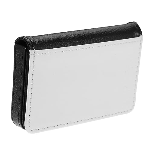 minkissy 1 Stück PU Kartenetui für Visitenkarten Id Karten Schützende Abdeckung für Damen Herren Leicht Kompakt für Büroangestellte Studenten Lehrer von minkissy