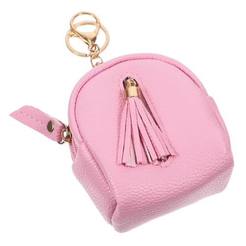 minkissy Schöne Minitasche Schlüsselanhänger Handtasche Trendige Reißverschlusstasche Für Mobiltelefone Schlüssel Und Kleingeld Praktische Clutch Für Reisen Und Alltag Stilvolle von minkissy