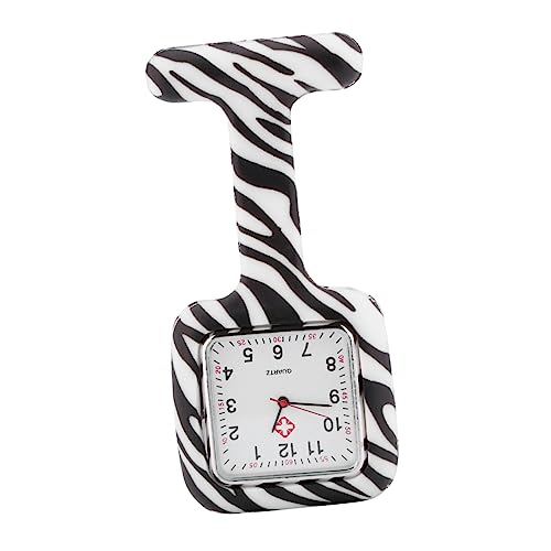 minkissy 1 Stück Silikonschwester Tabelle Krankenschwester-Uhrenclip Pflegeuhr auf Krankenschwester achten betrachten für Krankenschwester-Uhr-Abzeichen Taschenuhr Krankenschwester Uhr von minkissy