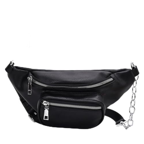 minkissy Damen-hüfttasche Aus Pu- Einzelne Schultertasche Sling-Tasche Verstellbarer Gürtel Geeignet Für Outdoor Reisen Strand Partys Shopping Und von minkissy