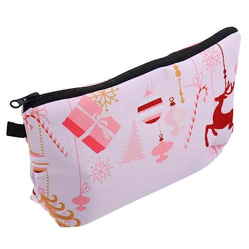minkissy 1stück Weihnachts Kulturtasche Tragbare Kosmetiktasche Organizer Für Leichtgewichtige Toilettentasche Für Kosmetik Und Pflegeprodukte Geeignet von minkissy