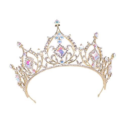 1stk Strass-stirnband Kristall Geburtstag Blumenmädchen-kopfschmuck Blumenmädchen Kopfschmuck Blumen Tiara Hochzeit Kristall Diademe Brautjungfer Legierung Hochzeitskleid Krone von minkissy