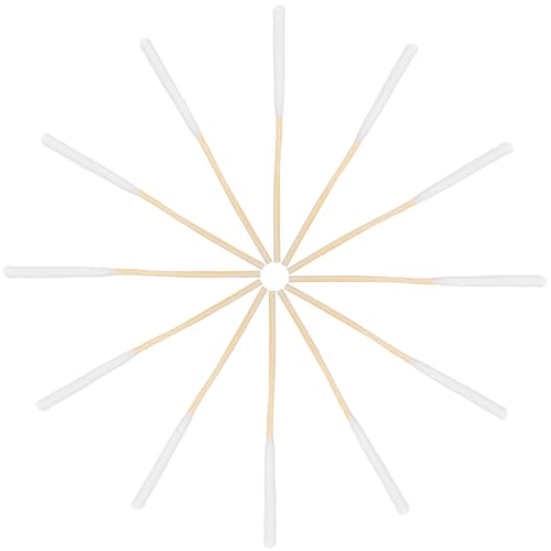 minkissy 10 Packungen Make-up-entferner Wattestäbchen Microblading Wattestäbchen- Für Augenbrauen Tattoo Beauty Make-up Nagelreinigung 8 Cm von minkissy