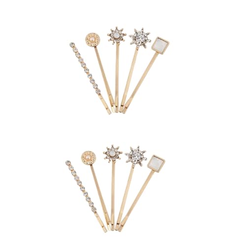 minkissy 10 Stk Haarschmuck für Frauen Haarspangen aus Metall Geschenke für Mama Haarhalter Haarklammer Mode-Haarspangen Retro-Haarspange Karte installiert Haarnadel Kopfbedeckung Damen von minkissy