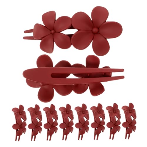 minkissy 10stücke Blumen-haarspangen Dekorative Haarspangen Für Damen Seitliche Mit Blumenmotiv Haarschmuck Zum Stylen Zum Fixieren Von Haaren von minkissy