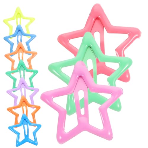minkissy 10 Stück Haarnadel-Kopfbedeckung für Haarschmuck für Babys Barrettes Rechnung Haarklammern Styling Stifte mit Haarspangen kleinkindclips Sternhaarclip Metall von minkissy