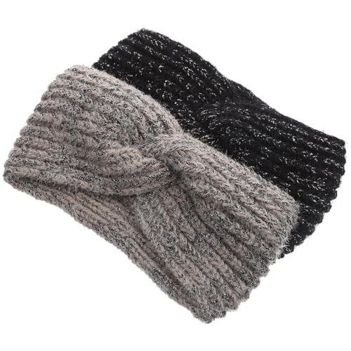 minkissy 10 Stk Bedrucktes Yoga-kopftuch Yoga-stirnbänder Für Frauen Haarband Dehnbare Stirnbänder Geknotete Haarbänder Elastische Stirnbänder Sportdekor Acryl Häkeln Fräulein Warm Halten von minkissy