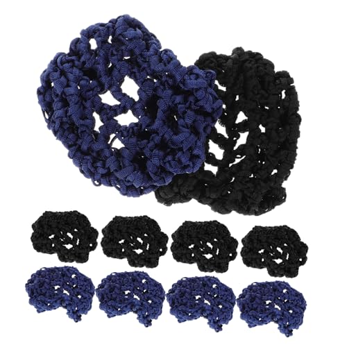 minkissy 10stücke Haarnetze Für Damen Dutthalter Aus Dichtem Haar-dutt-abdeckungen Für Ballett Haarnetze Zum Binden Robuste Konstruktion Sicherer Halt von minkissy