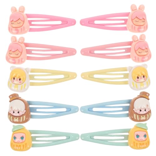 minkissy 10 Stück Mädchen Haarspangen Dessert Muster Haarspangen Baby Mädchen Haarschmuck Für Kopfbedeckungen von minkissy