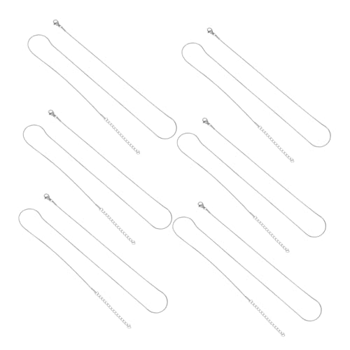 minkissy 10 Stück Teiliges Dünne Schlange Halskette Schlankes Metall Schmuck Damen Herren Leicht und Hautfreundlich für Alltag und Party minkissy 10 Stück Teiliges Dünne Schlange Halskette Schlankes Metall Schmuck Damen Herren Leicht und Hautfreundlich für Alltag und Party von minkissy