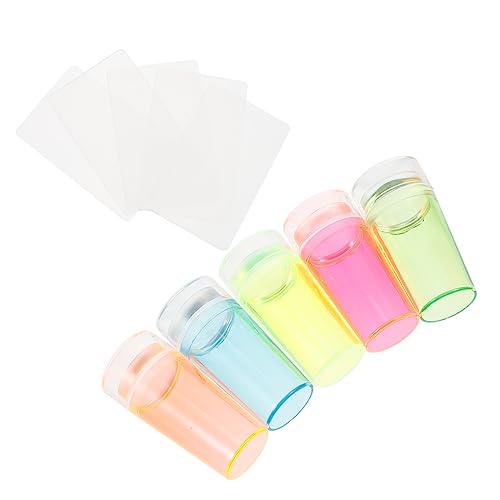 minkissy 10 Teiliges Nailart Silikonstempel Schaber Nagel Kits Nagellack Kit Maniküre Stempel Kit Nagelstempel Kit Nagel DIY Stempel Nagelstempel Werkzeuge Nailart Stempel Nagelsiegel Abs von minkissy