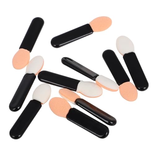 minkissy 10stücke Schminkpinsel Für Lidschatten Kleiner Make-up-pinsel Mit Ovaler Spitze Mini-lidschattenpinsel Pinsel Für Augen Augen-mischpinsel Lidschatten-applikator Lippenstift-applika von minkissy
