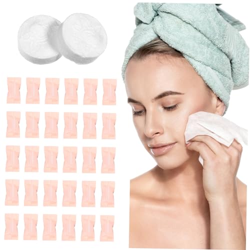 minkissy Handtücher 100er-packung Komprimierte Gesichtstücher Für Unterwegs Tragbare Gesichtsreinigungstücher Kompakte Handtuchtabletten Einfach Zu Verwenden von minkissy