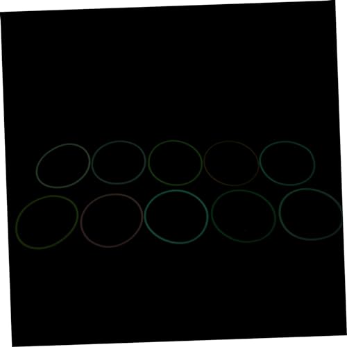 minkissy 100stücke Silikonarmbänder Dehnbar Leuchtend Im Dunkeln Für Damen Herren Teenager Accessoires Der Jahre von minkissy