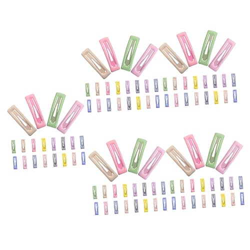 minkissy 100 Stk Öltropfen Haarspange Haarschmuck Sternschnappclips Mädchen Haarnadel Haarspangen Für Make-up Mini-schnapphaarspangen Süße Haarspangen Ziemlich Kleinkind Eisen Kleiner Knopf von minkissy