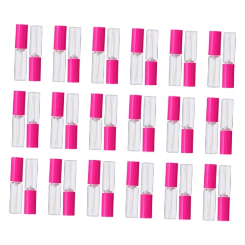 minkissy 100stücke Lipgloss-flaschen Lippenflaschen Lippenbehälter Mit Abdeckung Diy-zubehör Für Damen Und Mädchen Transparenter Flaschenkörper Ausreichendes Fassungsvermögen von minkissy