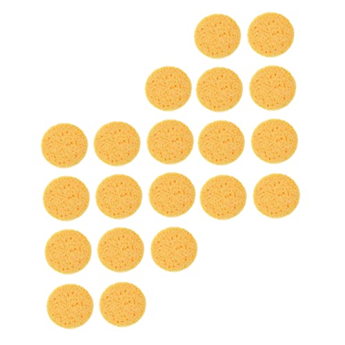 minkissy 100stücke Puder Puff Für Foundation Und Gesichtsreinigungsquaste Aus Weicher Materialien Make-up-tool Für Mädchen Abgerundeter Kosmetikquaste Für Puder von minkissy