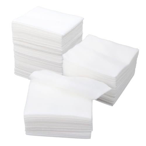 minkissy 100stücke Vlies Make-up-entferner-pads Für Gesichtsreinigung Superweiche Pads Zum Entfernen Von Make-up Weiß Vliesstoff-pads Für Tägliche Anwendung von minkissy
