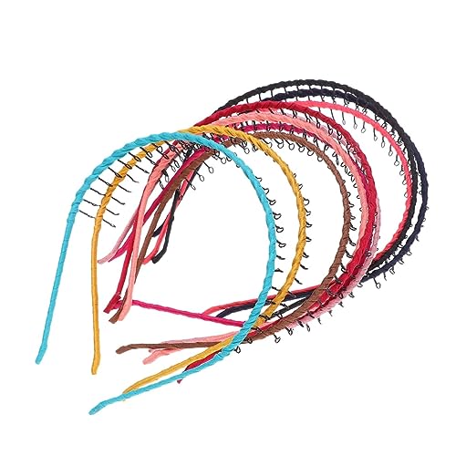minkissy 10 Stück Handgefertigte Haarreifen Aus Stoff Kreativer Kopfschmuck Für Frauen Und Mädchen Modische Kopfbedeckung Mit Einzigartigem Design von minkissy