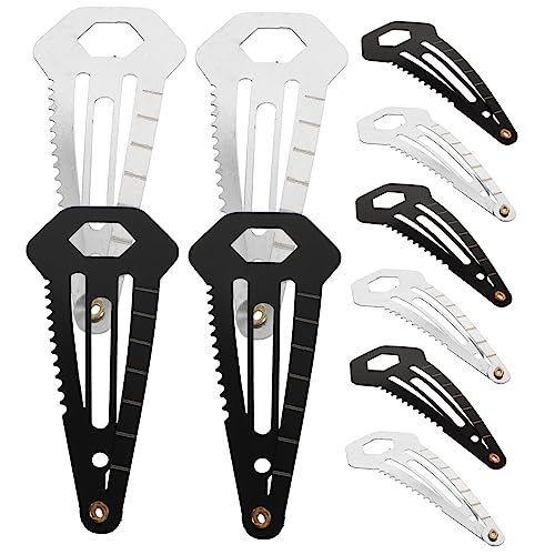 minkissy 10stücke Haarklammern Multifunktionale Haarnadeln Silber Und Schwarz Für Damen Für Hochzeiten Und Notfälle von minkissy